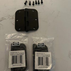 4 for $10 😎 3 Cosmas Oil Rubbed Bronze 3 1/2" Door Hinges